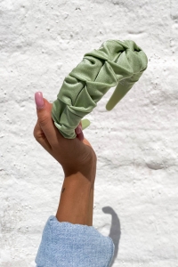 ozdobna opaska do włosów Corona pistacjowy Matcha