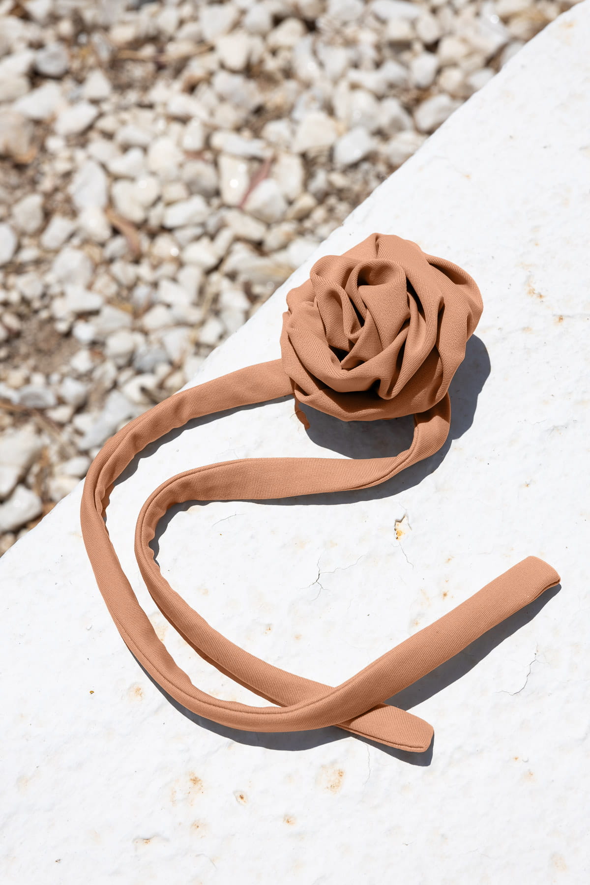 Bloom Nude - ozdoba plażowa do wiązania cielisty