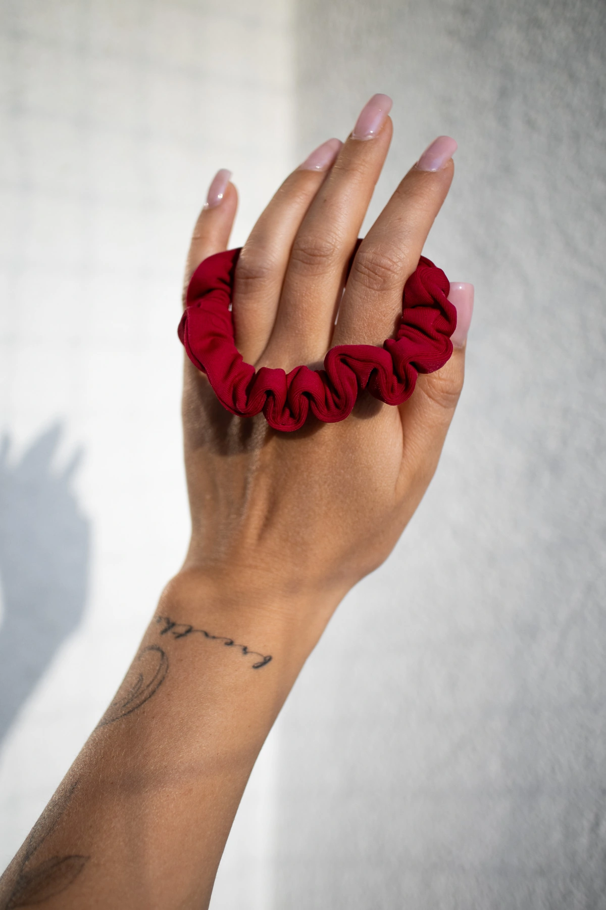 Gumka do włosów mini scrunchie sangria