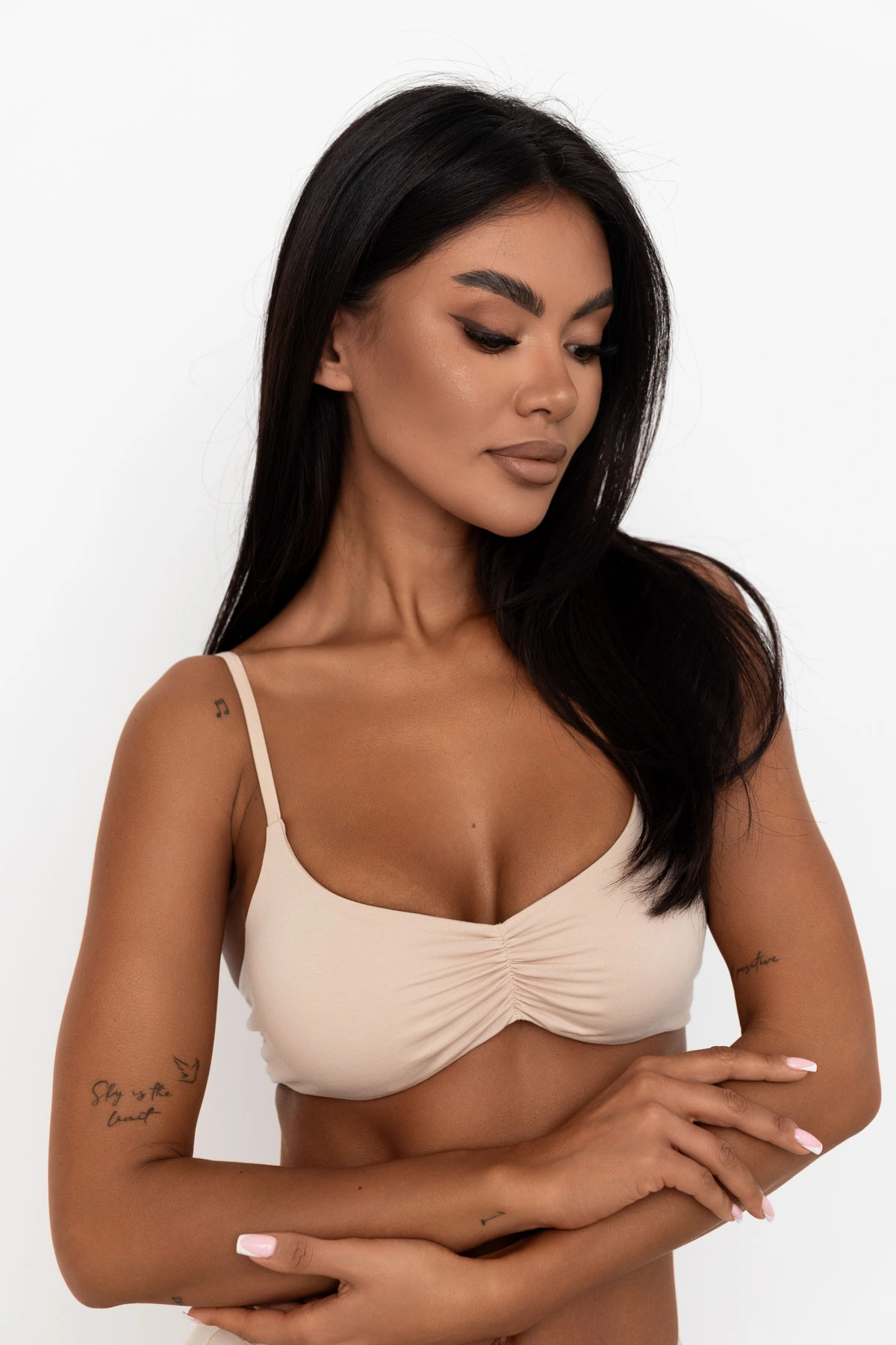 Suave Soft Bra  Sand - biustonosz miękki bawełniany beżowy 