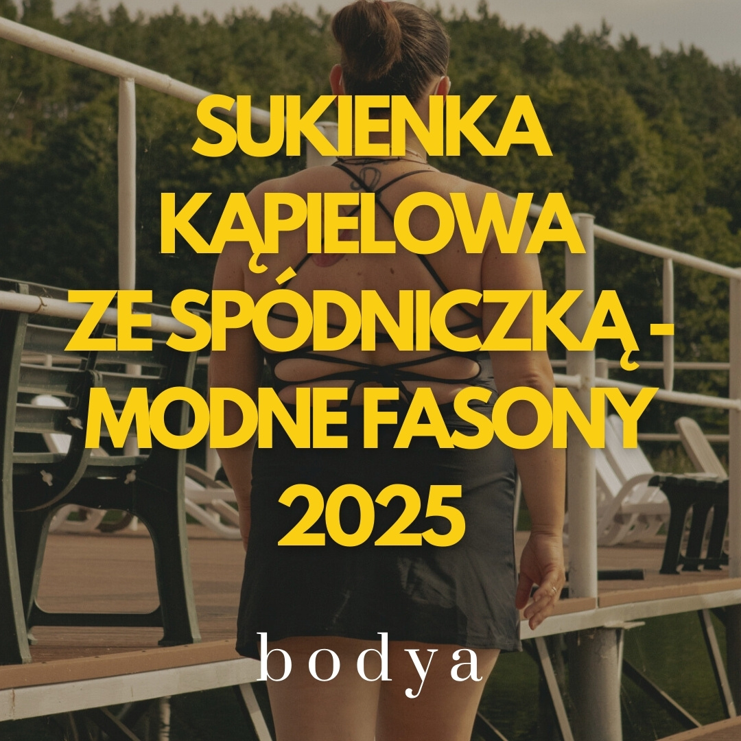 Sukienka kąpielowa ze spódniczką - modne fasony 2025